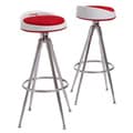 Christopher Knight Home Valeria Red Fabric Barstools (Set of 2)