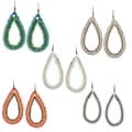 Beaded Tear Drop Hallow Earrings (South Africa)