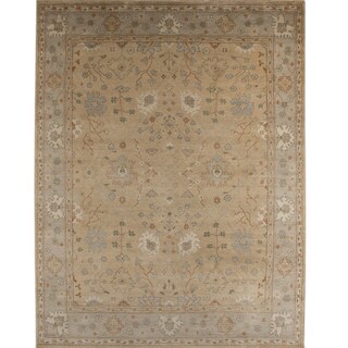 Hand-knotted Oriental Bright Gold Wool Area Rug (8' x 10')