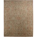 Hand-knotted Oriental Sage Green Wool Area Rug (9' x 12')