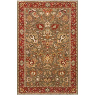 Hand-tufted Oriental Grey Brown Wool Area Rug (9'6 x 13'6)