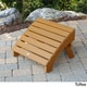 Highwood Eco-Friendly Synthetic Wood Folding Adirondack Ottoman
