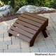 Highwood Eco-Friendly Synthetic Wood Folding Adirondack Ottoman