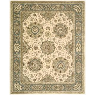 Hand-tufted Nourison 2000 Kashan Ivory Rug