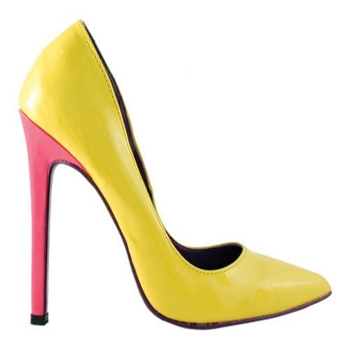 Womens-Highest-Heel-Hottie-Yellow-Patent