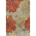 Hand-tufted Copia Blossom Multi Polyester Rug