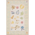 Momeni 'Lil Mo Classic Toys' Yellow Cotton Rug