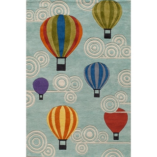 Momeni LIl Mo Hot Air Balloon Blue Rug