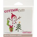 CottageCutz Die 4"X4"-Winter Snowman