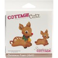 CottageCutz Die 4"X4"-Christmas Fawn