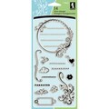 Inkadinkado Valentine Clear Stamps 4"X8" Sheet-Valentine's Day Doodle