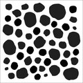 Crafter's Workshop Templates 12"X12"-Messy Circles