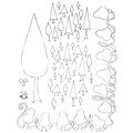 Dyan Reaveley's Dylusions Stencils 9"X12"-Oh Christmas Tree