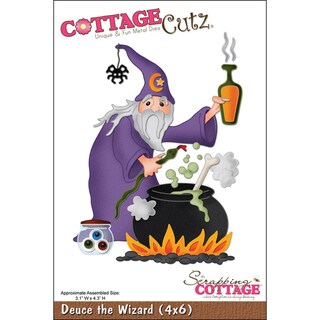 CottageCutz 'Deuce The Wizard' 4x6-inch Die