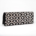 Silk Velvet Evening Bag with Pearls and Embroidery (India)