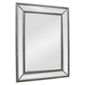 Ren-Wil Silver Angle Beveled Mirror