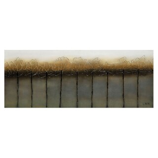 Charlene Lynch 'Arranged Bouquet' Hand-painted Canvas Art