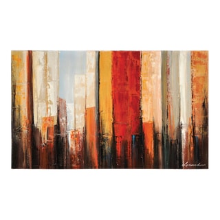 Low Price Lecavalier 'New York Morning' Hand-painted Canvas Art