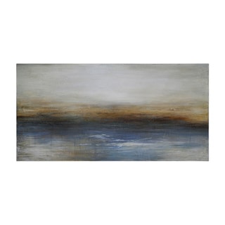 Special Prices Charlene Lynch 'Calm Seas' Hand-painted Canvas Art