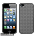 BasAcc Smoke Checker TPU Rubber Skin Case for Apple iPhone 5