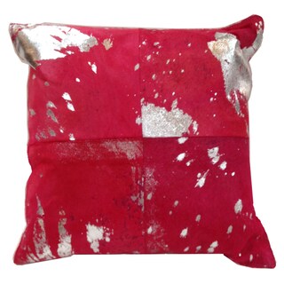 Marlo Lorenz Metallic Square 16-inch Decorative Pillow