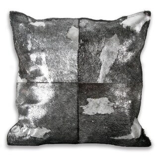 Marlo Lorenz Black/ Silver Metallic 16-inch Pillow
