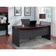 Altra Benjamin Natural/ Grey Credenza and Hutch Bundle