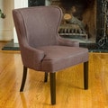 Christopher Knight Home Denver Chocolate Brown Fabric Accent Chair