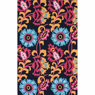 Handmade Floral Multi Rug