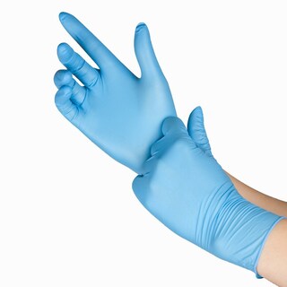 Latex Gloves Blue 21