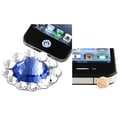 BasAcc Blue HOME Button Sticker/ Dust Cap for Apple iPhone 4/ 4S/ 5