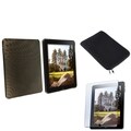 BasAcc TPU Case/ Screen Protector/ Black Sleeve for Apple iPad 1