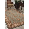 Hand-tufted Nourison 2000 Kashan Light Blue Rug