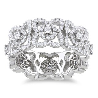 Miadora 14k White Gold 1ct TDW Diamond Ring (G-H, SI1-SI2)
