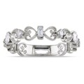 Miadora 18k White Gold 1/4ct TDW Diamond Ring (G-H, SI1-SI2)