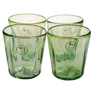 Luster Green Glasses (Set of 4)