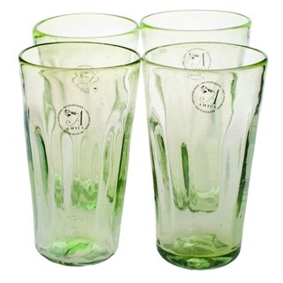 Luster Green Hiball Glass (Set of 4)
