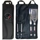 NFL 3-piece Stainless Steel Barbecue Set with Canvas Case