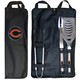NFL 3-piece Stainless Steel Barbecue Set with Canvas Case