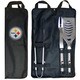 NFL 3-piece Stainless Steel Barbecue Set with Canvas Case