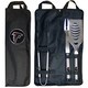 NFL 3-piece Stainless Steel Barbecue Set with Canvas Case