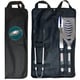 NFL 3-piece Stainless Steel Barbecue Set with Canvas Case