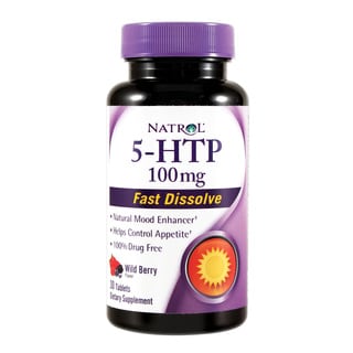 Natrol 5-HTP 100 mg Fast Dissolve (30 Tablets)-Image