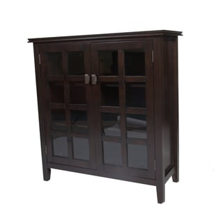 Stratford Espresso Brown Medium Storage Media Cabinet & Buffet