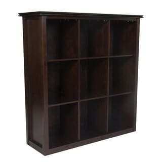 Stratford Espresso Brown 9 Cube Bookcase & Storage Unit