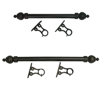 Simplicity 1-inch Smooth Metal 8-foot Rod Set