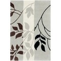 Handmade Marrakesh Grey New Zealand Wool Rug (2' x 3')