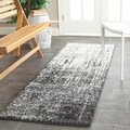 Deco Inspired Black/ Grey Rug (2'3 x 7')