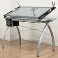 Offex Futura Craft Station (Silver/ Blue Glass)