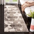 Deco Inspired Beige/ Light Grey Rug (2'3 x 7')